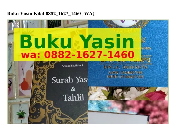 buku yasin kilat 0882 1627 1460 wa