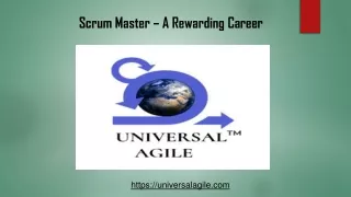 Scrum Master – A Rewarding Career