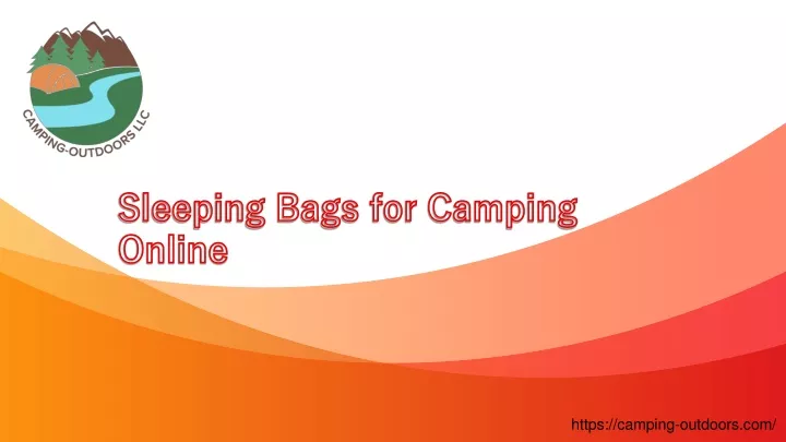 sleeping bags for camping online