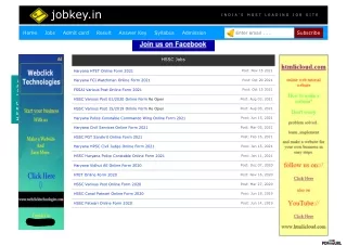 List of Haryana (HSSC) Govt jobs