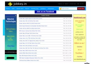 List of Indian Forces jobs