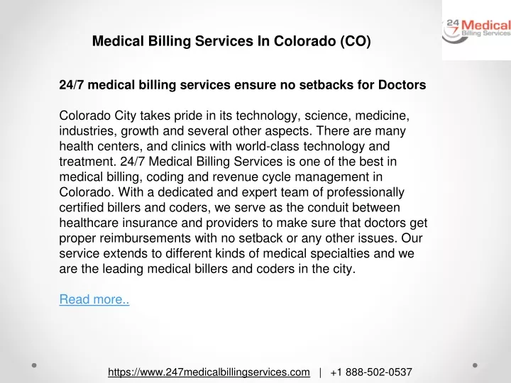 medical billing services in colorado co