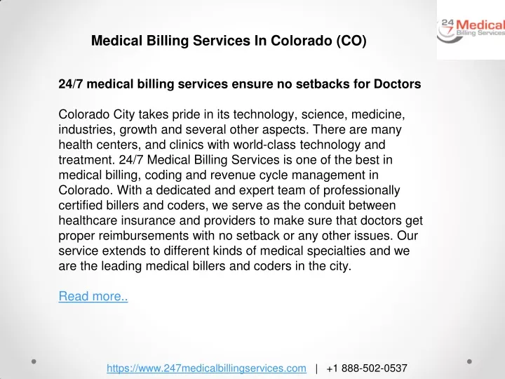 medical billing services in colorado co