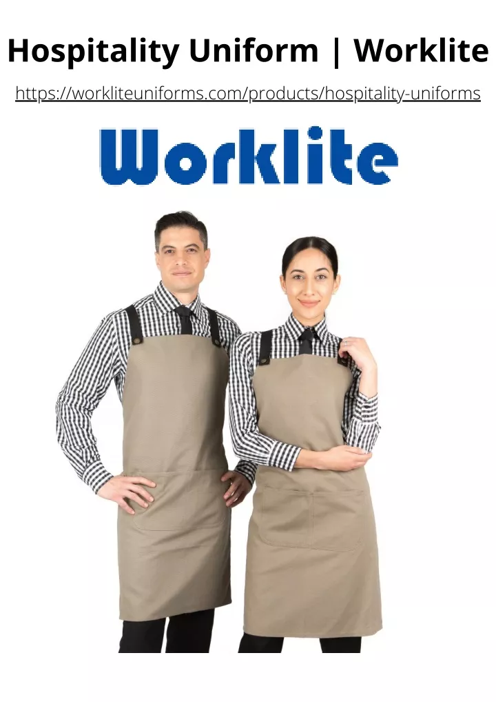 hospitality uniform worklite
