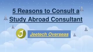 5 Reasons to Consult a Study Abroad Consultant