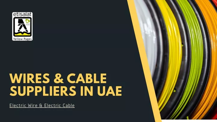 wires cable suppliers in uae