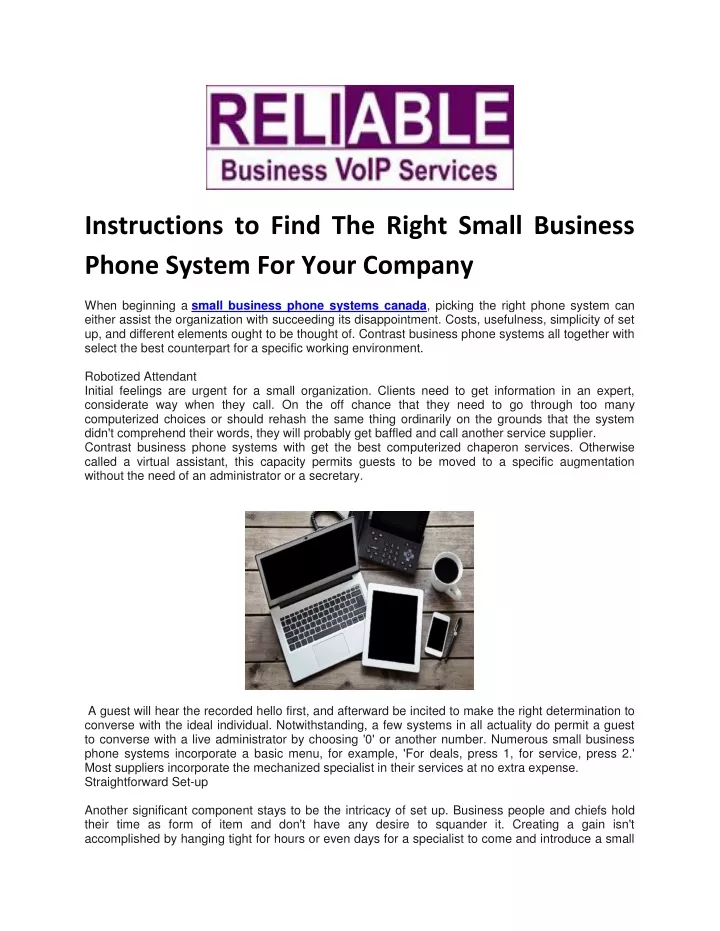 instructions to find the right small business