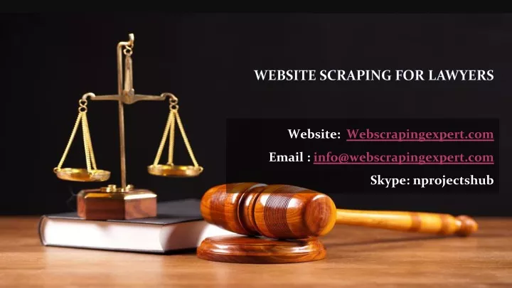 website scraping for lawyers