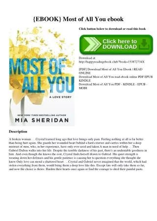 {EBOOK} Most of All You ebook