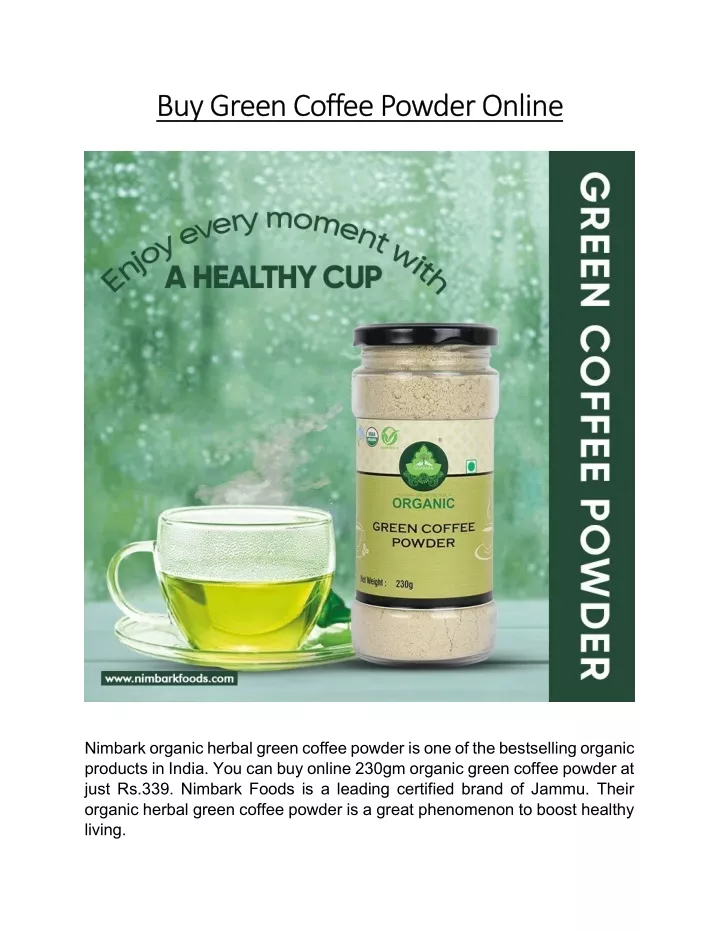 buy green coffee powder online buy green coffee