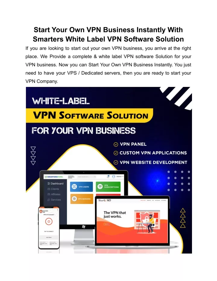 start your own vpn business instantly with