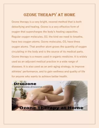 Ozone Therapy at Home-converted