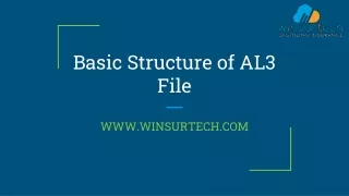 Basic Structure of AL3 File