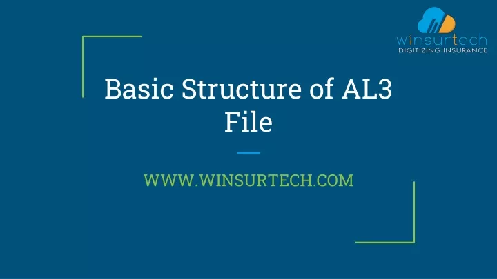 basic structure of al3 file