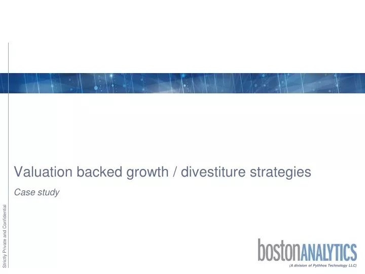 valuation backed growth divestiture strategies