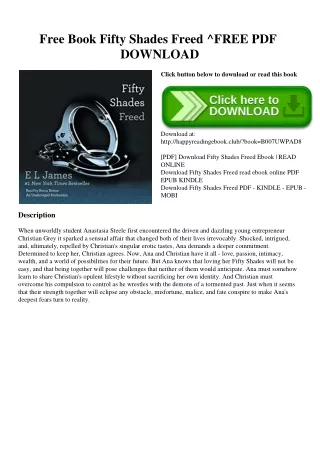 Free Book Fifty Shades Freed ^FREE PDF DOWNLOAD