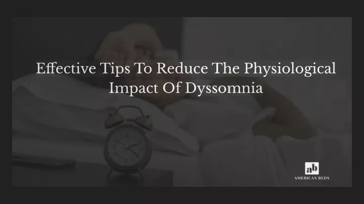effective tips to reduce the physiological impact