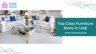 Top Class Furniture Store in UAE