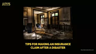 tips for making an insurance claim after