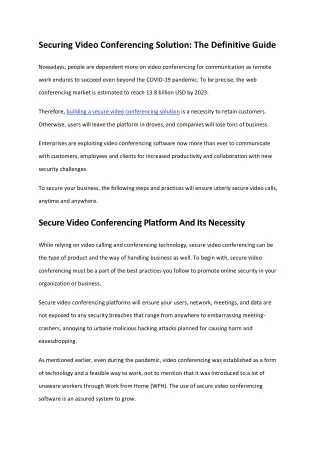 Secure Video Conferencing for your Business 7 Steps to Ensure-converted