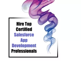 hire top certified salesforce app development