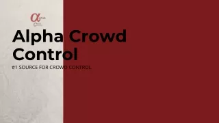 alpha crowd control 1 source for crowd control