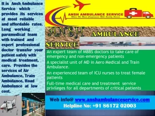 ansh ambulance service