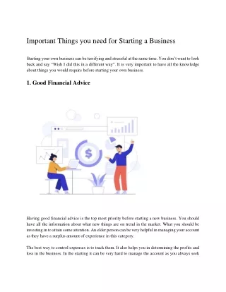 Things to Know When Starting a Business