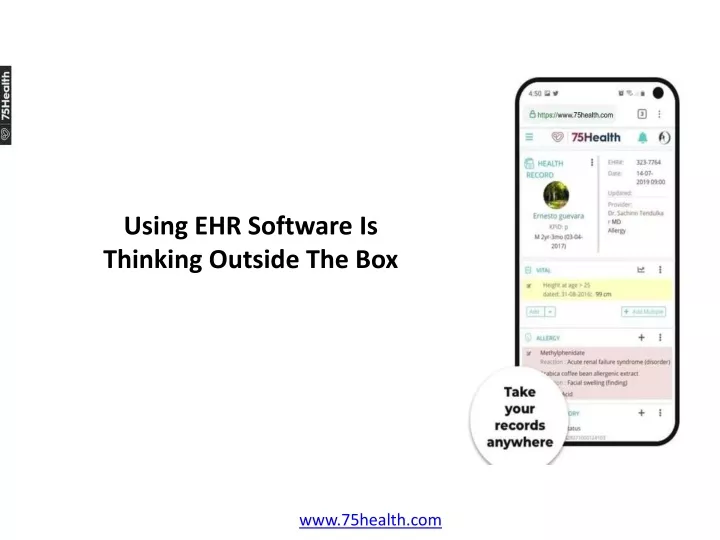 using ehr software is thinking outside the box