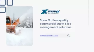 Snow X Inc - Snow Services