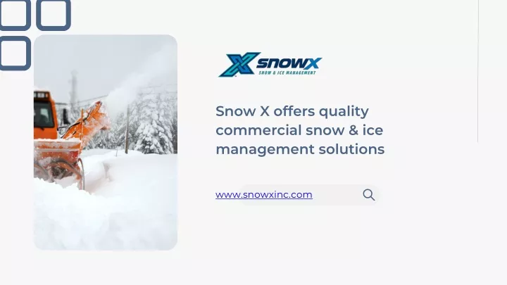 snow x offers quality commercial snow