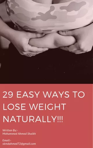 29 Easy Ways to Lose Weight Naturally
