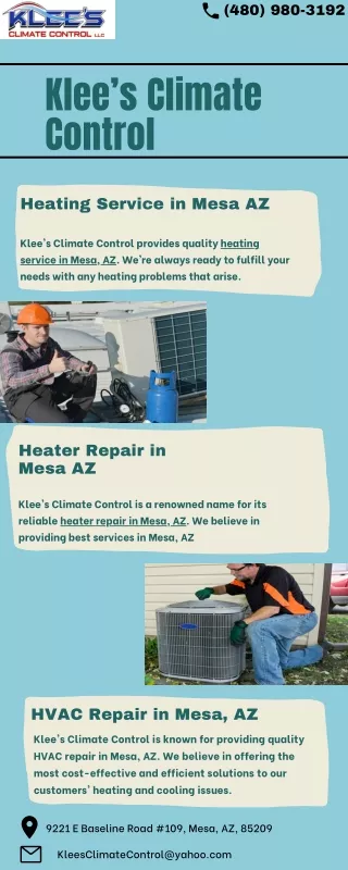 HVAC Repair in Mesa, AZ