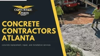 Hire Top-Rated Concrete Contractors in Atlanta