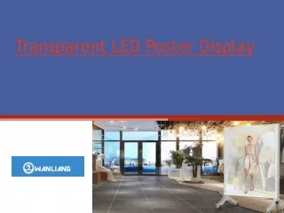 Transparent LED Poster Display