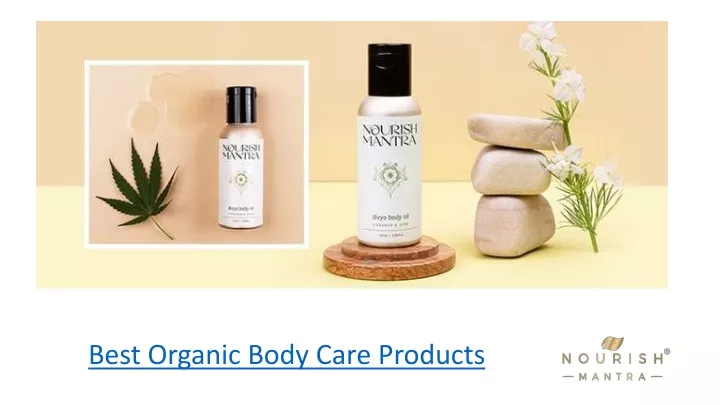 best organic body care products