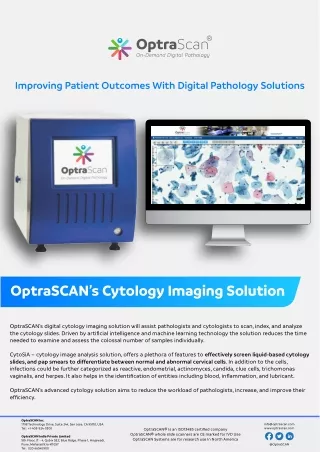 OptraSCAN-Cytology Imaging Solution