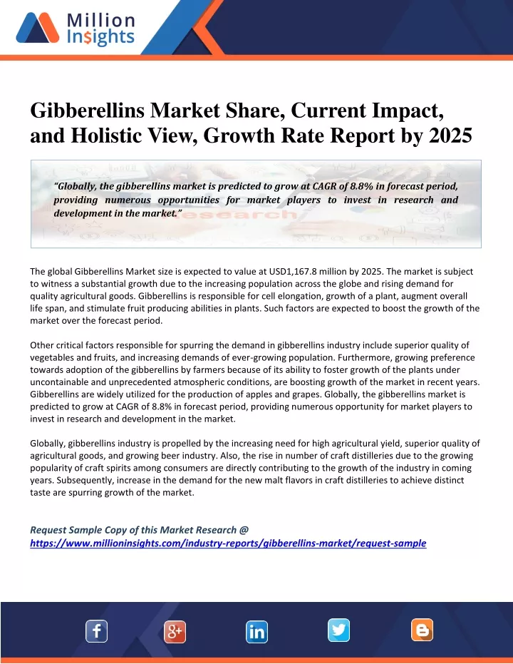 gibberellins market share current impact