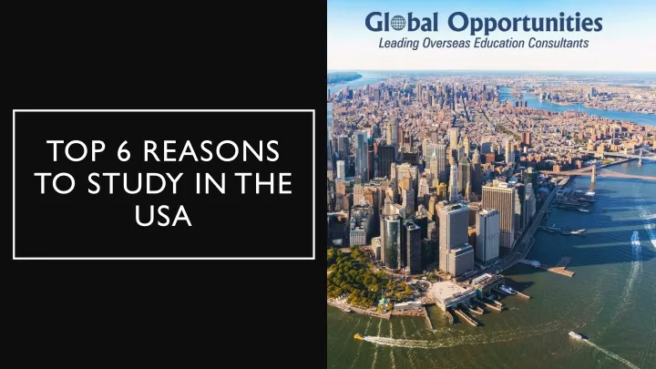 top 6 reasons to study in the usa