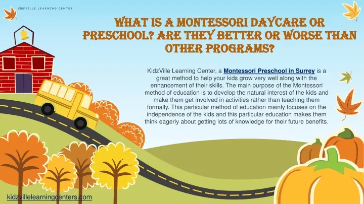 what is a montessori daycare or preschool are they better or worse than other programs