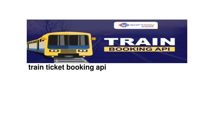 train ticket booking api