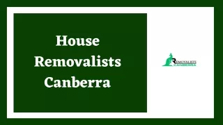 House Removalists Canberra
