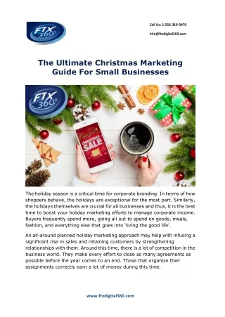 The Ultimate Christmas Marketing Guide For Small Businesses