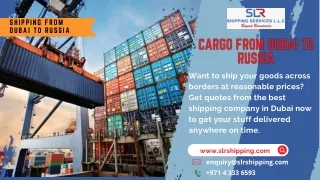 Cargo from Dubai to russia