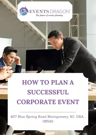 Plan a Successful Corporate Event with Events Dragon