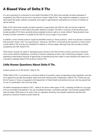Don't Make This Silly Mistake With Your Delta 8