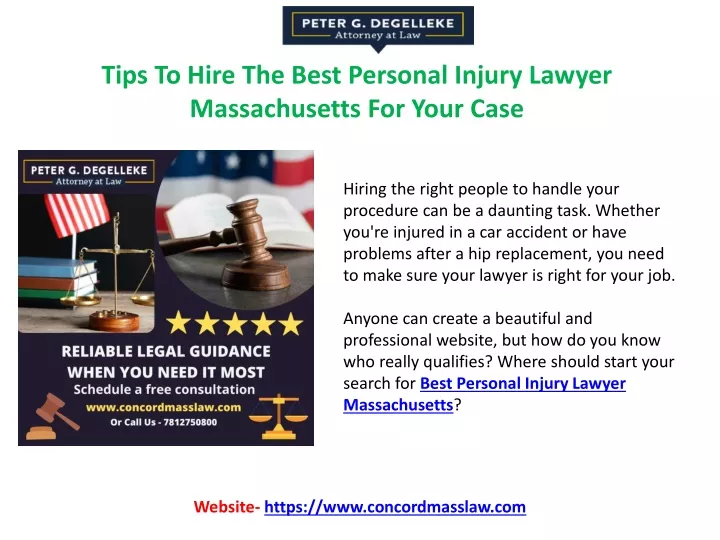 tips to hire the best personal injury lawyer