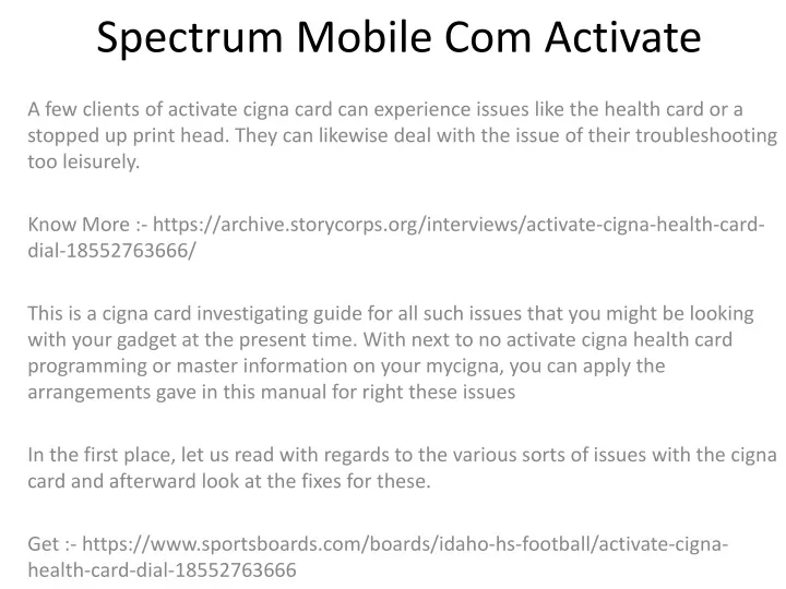 spectrum mobile com activate