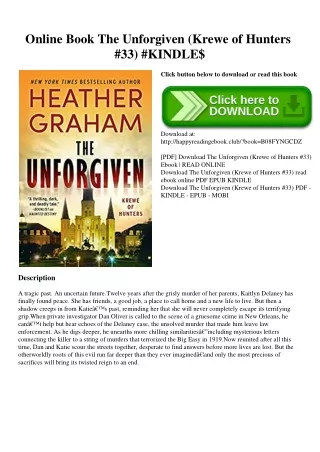 Online Book The Unforgiven (Krewe of Hunters #33) #KINDLE$