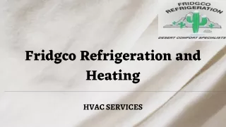 fridgco refrigeration and heating